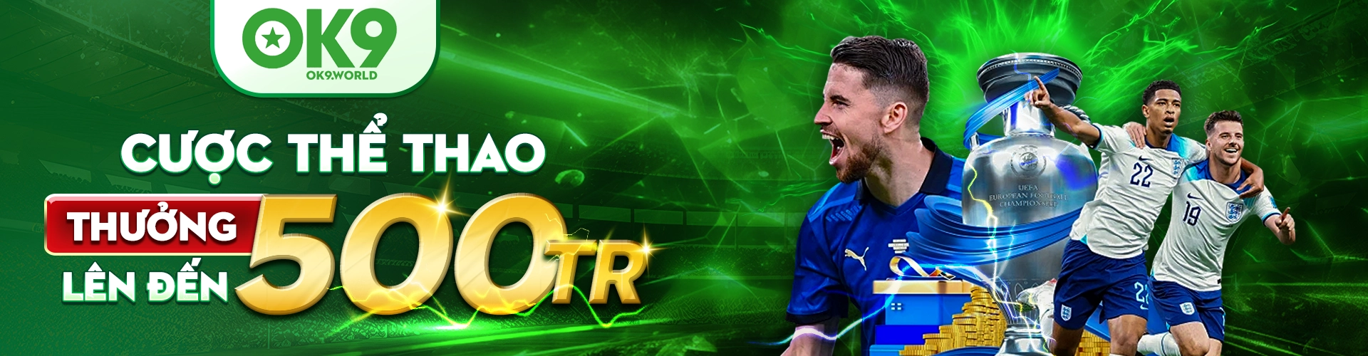Thưởng lớn khi chơi cá cược tại nhà cái ok9